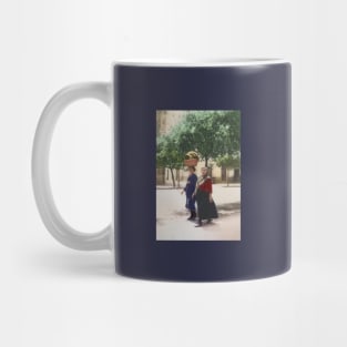 Italy, San Severo. Two Women Walking, 1944 Mug